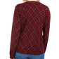 Karen Scott Women's Holiday Plaid-Print Cardigan Red Size Large
