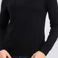 Karen Scott Women's Button-Shoulder Sweater Black Size Extra Small