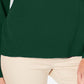 Karen Scott Women's Button-Shoulder Sweater Green Size Petite Small