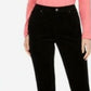 Charter Club Women's Lexington Corduroy Tummy-Control Pants Black Size 18