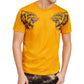 INC International Concepts Men's  Dual Tiger T-Shirt Yellow Size Large