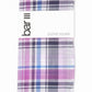 Bar III Men's Owens Plaid Pocket Square  Purple Size Regular