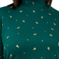 Karen Scott Women's  Plus Size Tree Printed Mock-Neck Top Bright Green Size 3X