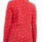 Karen Scott Women's Skiing Penguins Printed Mock-Neck Top Bright Red Size XX Large