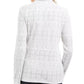 Karen Scott Women's Fair Isle Printed Turtleneck Top White Size X-Large