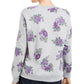 Karen Scott Women's Floral-Print Sweatshirt Gray Size Extra Large