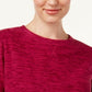 Karen Scott Women's Spacedye Microfleece Top Purple Size Medium