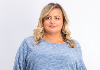 Karen Scott Women's Plus Size Marled Microfleece Top  Black Size Extra Large