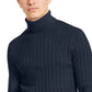 INC International Concepts Men's Elite Turtleneck Sweater Dark Blue Size XX Large