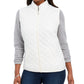 Karen Scott Women's Petite Quilted Puffer Vest White Size Medium