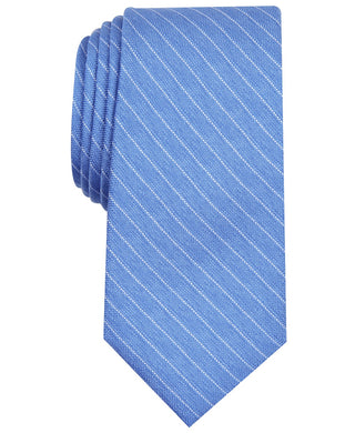 Alfani Men's Stripe Tie Dark Blue Size Regular