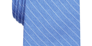 Alfani Men's Stripe Tie Dark Blue Size Regular