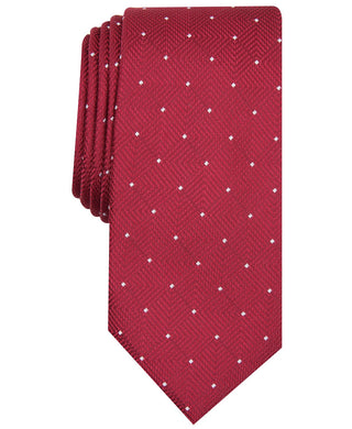 Alfani Men's Geometric Dot Tie Red Size Regular