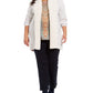 Style & Co Women's Plus Size Sherpa-Collar Cardigan Beige Size 3X