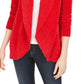 Style & Co Women's Knit Chenille Shawl Collar Cardigan Red Size 2 Extra Large