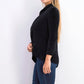 Style & Co Women's Chenille Shawl Collar Cardigan Black Size Petite X-Small