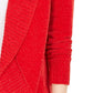 Style & Co Women's Petite Chenille Shawl-Collar Cardigan  Red Size PM