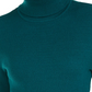 Style & Co Women's Ribbed Turtleneck Sweater Green Size Extra Large