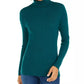 Style & Co Women's Ribbed Turtleneck Sweater Dark Green Size XX-Large