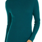 Style & Co Women's Ribbed Turtleneck Sweater Dark Green Size XX-Large