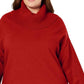 Style & Co Women's Ribbed Turtleneck Sweater Red Size 2 Extra Large