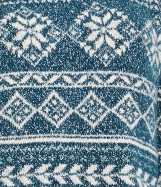 Style & Co Women's Fair Isle Tunic Sweater Blue Size Large