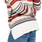 Style & Co Women's Striped Studded Sweater White Size XX-Large
