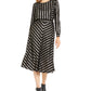 Alfani Women's Metallic-Stripe Top Black Size Medium