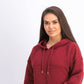 Ideology Women's Zip-Hem Hoodie Red Size Medium