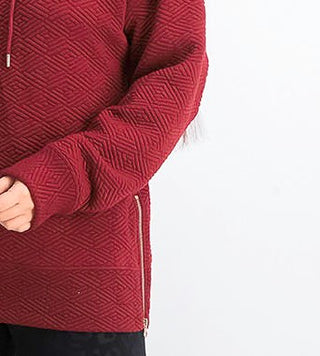 Ideology Women's Zip-Hem Hoodie Red Size Medium