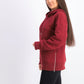 Ideology Women's Zip-Hem Hoodie  Red Size XX-Large