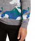 Alfani Men's Abstract Jacquard Crewneck Sweater Green Size Large