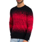 Alfani Men's Ombre Rib Crewneck Sweater Red Size Medium