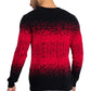 Alfani Men's Ombre Rib Crewneck Sweater Red Size Medium