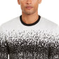 Alfani Men's Ombre Rib Crewneck Sweater White Size 2 Extra Large