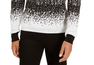 Alfani Men's Ombre Rib Crewneck Sweater White Size 2 Extra Large