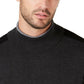 Alfani Men's Striped-Sleeve Turtleneck Sweater Gray Size 3 Extra Large