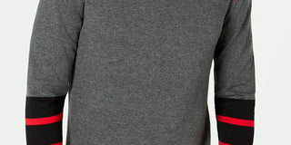 Alfani Men's Blocked Turtleneck Sweater Wine Size 2 Extra Large