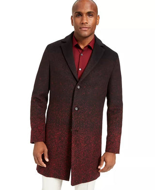 Alfani Men's Ombre Herringbone Jacket Black Size X-Large
