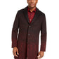 Alfani Men's Ombre Herringbone Jacket Red Size Medium