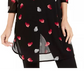 Alfani Women's Printed 3/4-Sleeve Tunic Pink Size Petite Small
