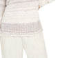 Style & Co Women's Chenille Space-Dyed Sweater Grey Sp Acedye Size Large