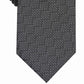 Alfani Men's Slim Geometric Grid Tie Blue Size Regular