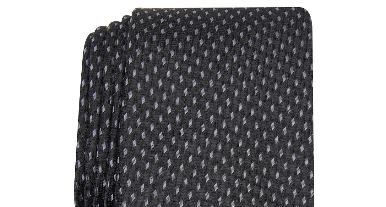 Alfani Men's Slim Neat Tie Black Diamond Size Regular