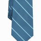 Alfani Men's Stripe Slim Tie Blue Size Regular