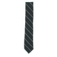 Alfani Men's Grantly Wool Blend Striped Neck Tie Black Size Regular