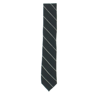 Alfani Men's Grantly Wool Blend Striped Neck Tie Black Size Regular