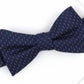 Alfani Men's Mini Neat To-Tie Bow Tie & Solid Pocket Square Set Blue Size Regular