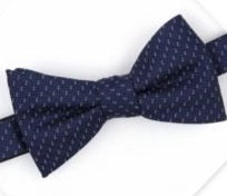 Alfani Men's Mini Neat To-Tie Bow Tie & Solid Pocket Square Set Blue Size Regular