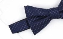 Alfani Men's Mini Neat To-Tie Bow Tie & Solid Pocket Square Set Blue Size Regular
